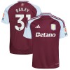 Maglia ufficiale Aston Villa Bailey 31 Casa 2024-25 per Uomo